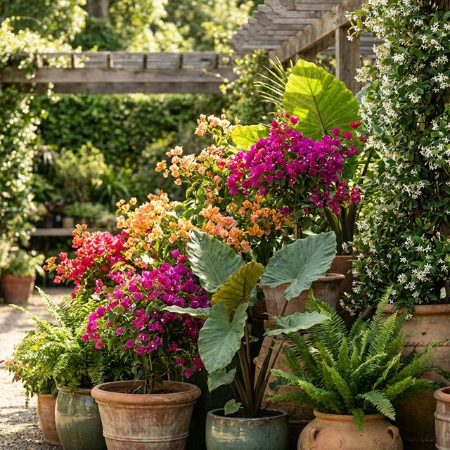 Outdoor plants at The Yard